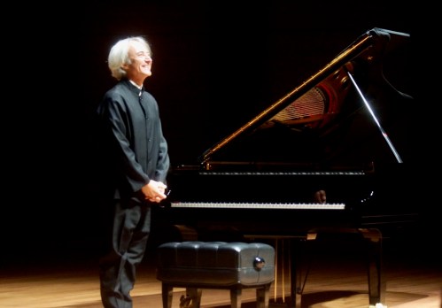Pianist Jean-Efflam Bavouzet onstage at Alice Tully Hall