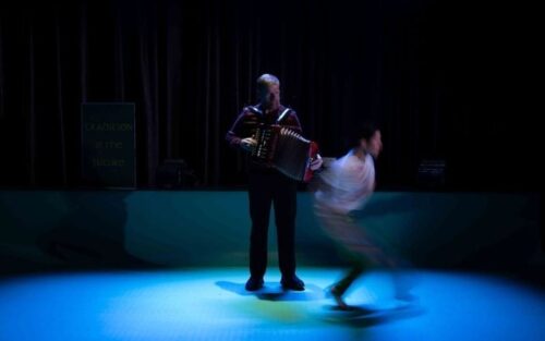 Danny O'Mahony and Emily Kilkenny Roddy in "Bellow"