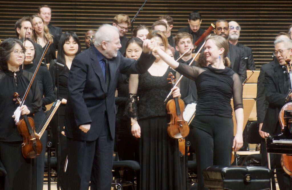 Emanuel Ax and Mirga Gražinytė-Tyla with the NY Philharmonic