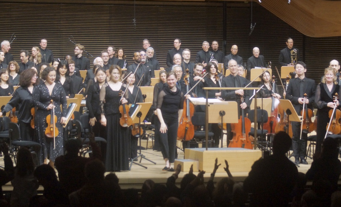 Mirga Gražinytė-Tyla and the New York Philharmonic onstage at Geffen Hall, 3/3/26