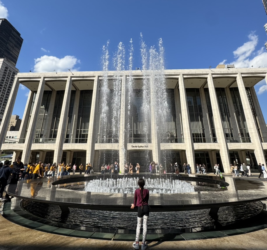 Exterior shot of David Geffen Hall