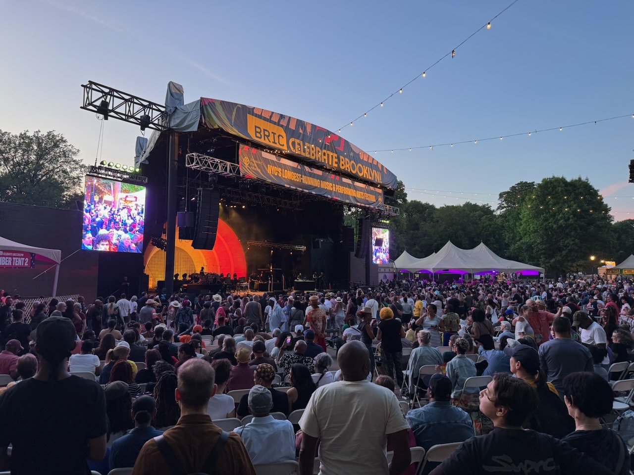 Outside of Lena Horne Bandshell, Celebrate Brooklyn