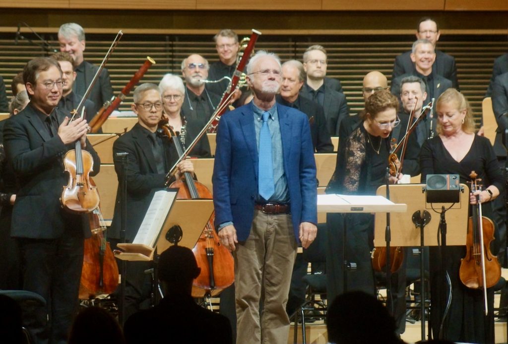 Composer John Adams and the New York Philharmoinic at David Geffen Hall, 9/18/26